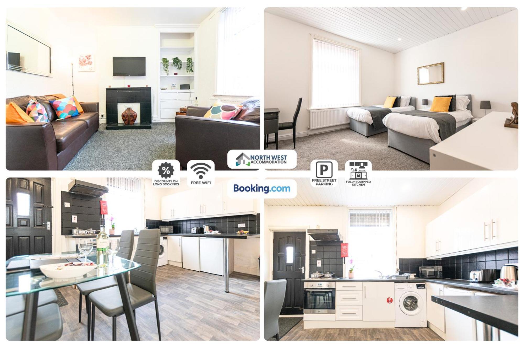 Manchester Work Stays 2Br Home With Parking & Wifi Екстериор снимка